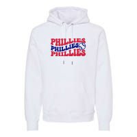 Philadelphia Phillies Est 1883 Baseball Lover Trending For Baseball Lover Premium Hoodie