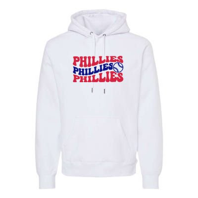 Philadelphia Phillies Est 1883 Baseball Lover Trending For Baseball Lover Premium Hoodie