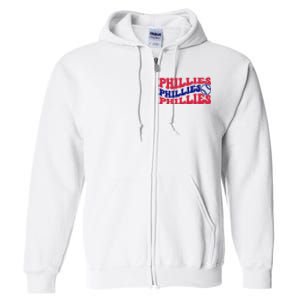 Philadelphia Phillies Est 1883 Baseball Lover Trending For Baseball Lover Full Zip Hoodie