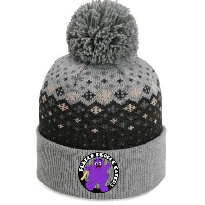 Purple People Eaters Softball Team Denver Church Merch The Baniff Cuffed Pom Beanie