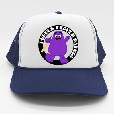 Purple People Eaters Softball Team Denver Church Merch Trucker Hat