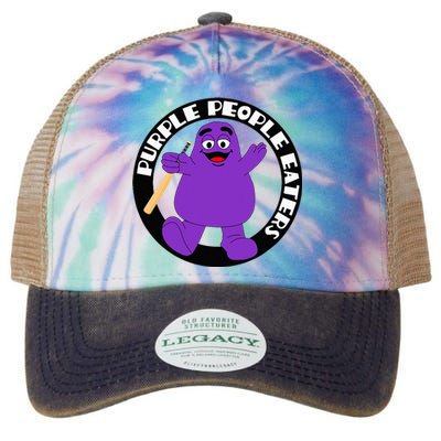 Purple People Eaters Softball Team Denver Church Merch Legacy Tie Dye Trucker Hat