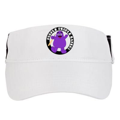 Purple People Eaters Softball Team Denver Church Merch Adult Drive Performance Visor