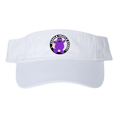 Purple People Eaters Softball Team Denver Church Merch Valucap Bio-Washed Visor