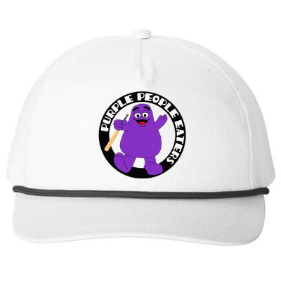 Purple People Eaters Softball Team Denver Church Merch Snapback Five-Panel Rope Hat