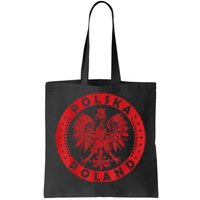 Polska Polish Eagle Vintage Distressed Poland Coat Of Arms Tote Bag