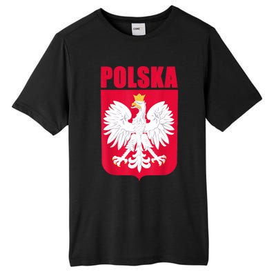 Polska Poland Eagle Polish Soccer Team Flag Jersey Fans Tall Fusion ChromaSoft Performance T-Shirt