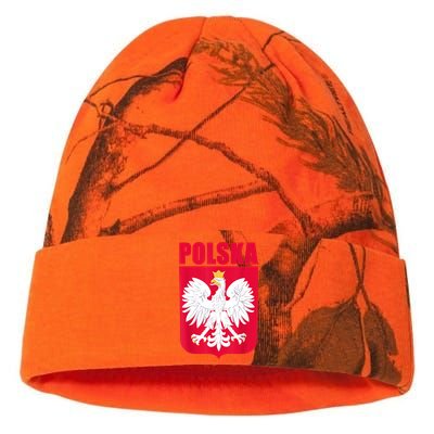 Polska Poland Eagle Polish Soccer Team Flag Jersey Fans Kati Licensed 12" Camo Beanie