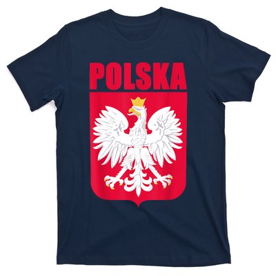 Polska Poland Eagle Polish Soccer Team Flag Jersey Fans T-Shirt