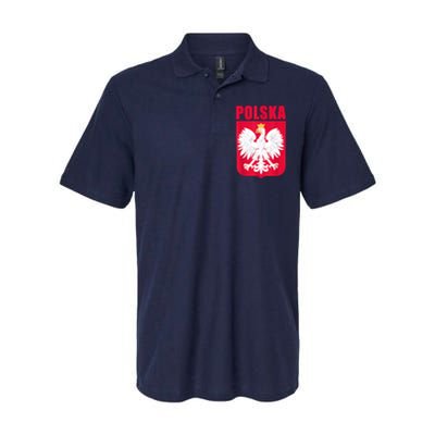 Polska Poland Eagle Polish Soccer Team Flag Jersey Fans Softstyle Adult Sport Polo