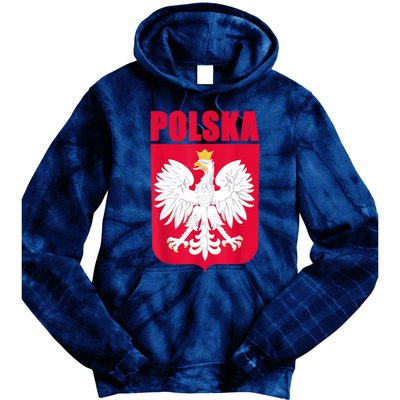 Polska Poland Eagle Polish Soccer Team Flag Jersey Fans Tie Dye Hoodie