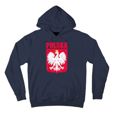 Polska Poland Eagle Polish Soccer Team Flag Jersey Fans Tall Hoodie