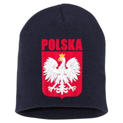 Polska Poland Eagle Polish Soccer Team Flag Jersey Fans Short Acrylic Beanie