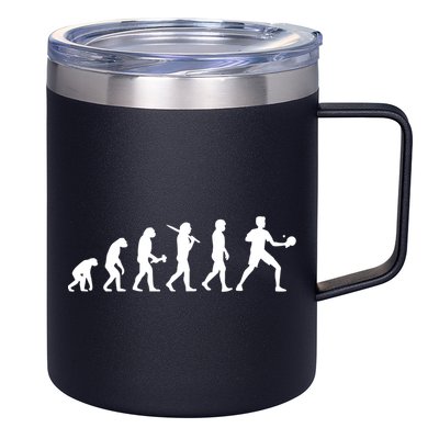 Ping Pong Evolution Table Tennis Meaningful Gift 12oz Stainless Steel Coffee Mug