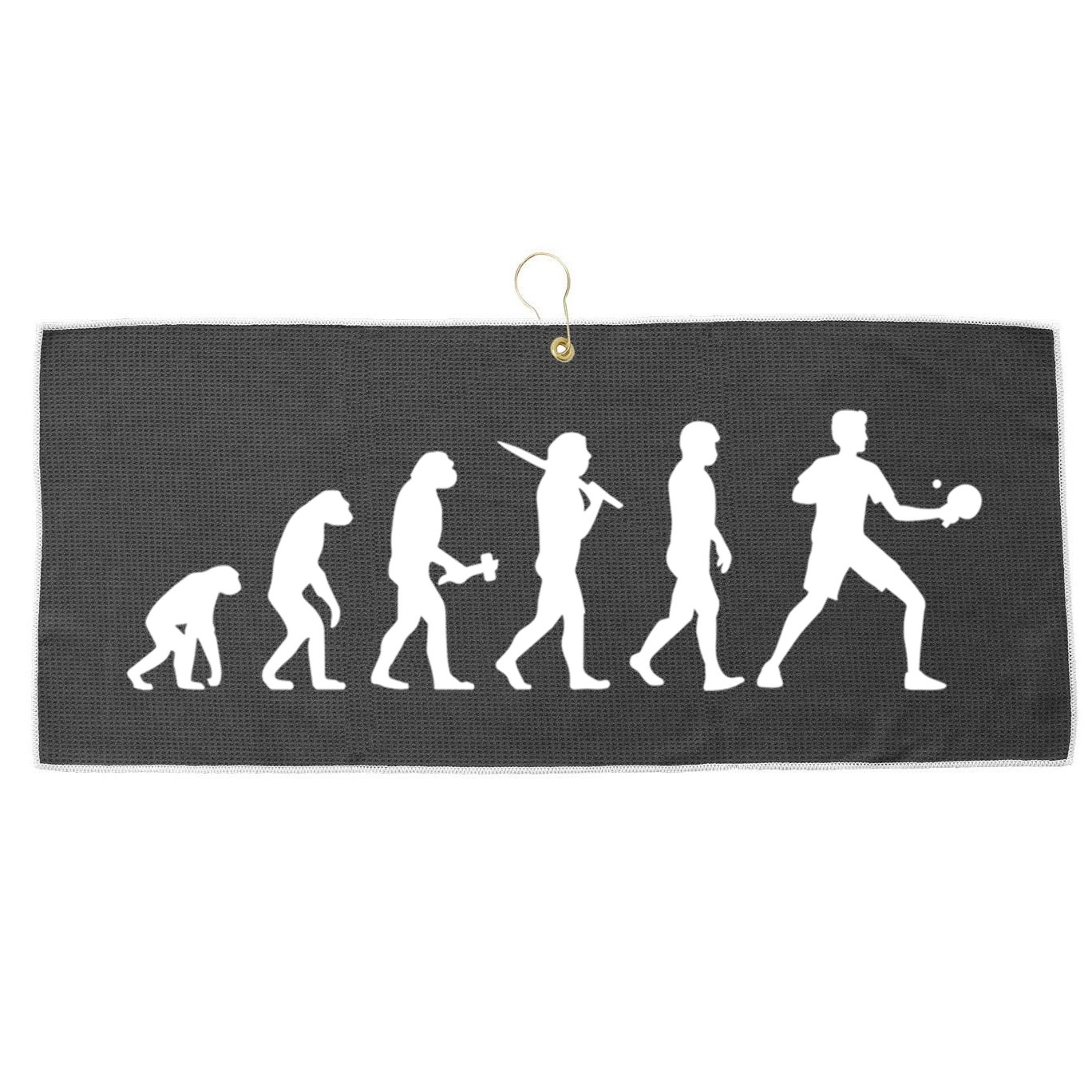 Ping Pong Evolution Table Tennis Meaningful Gift Large Microfiber Waffle Golf Towel