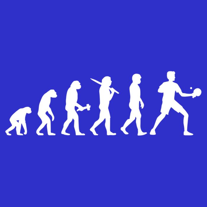 Ping Pong Evolution Table Tennis Meaningful Gift Apron