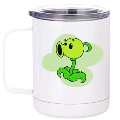 Peashooter 12 oz Stainless Steel Tumbler Cup