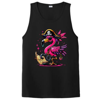 Pirate Pin.K Flamingo Halloween Party Jolly Roger PosiCharge Competitor Tank