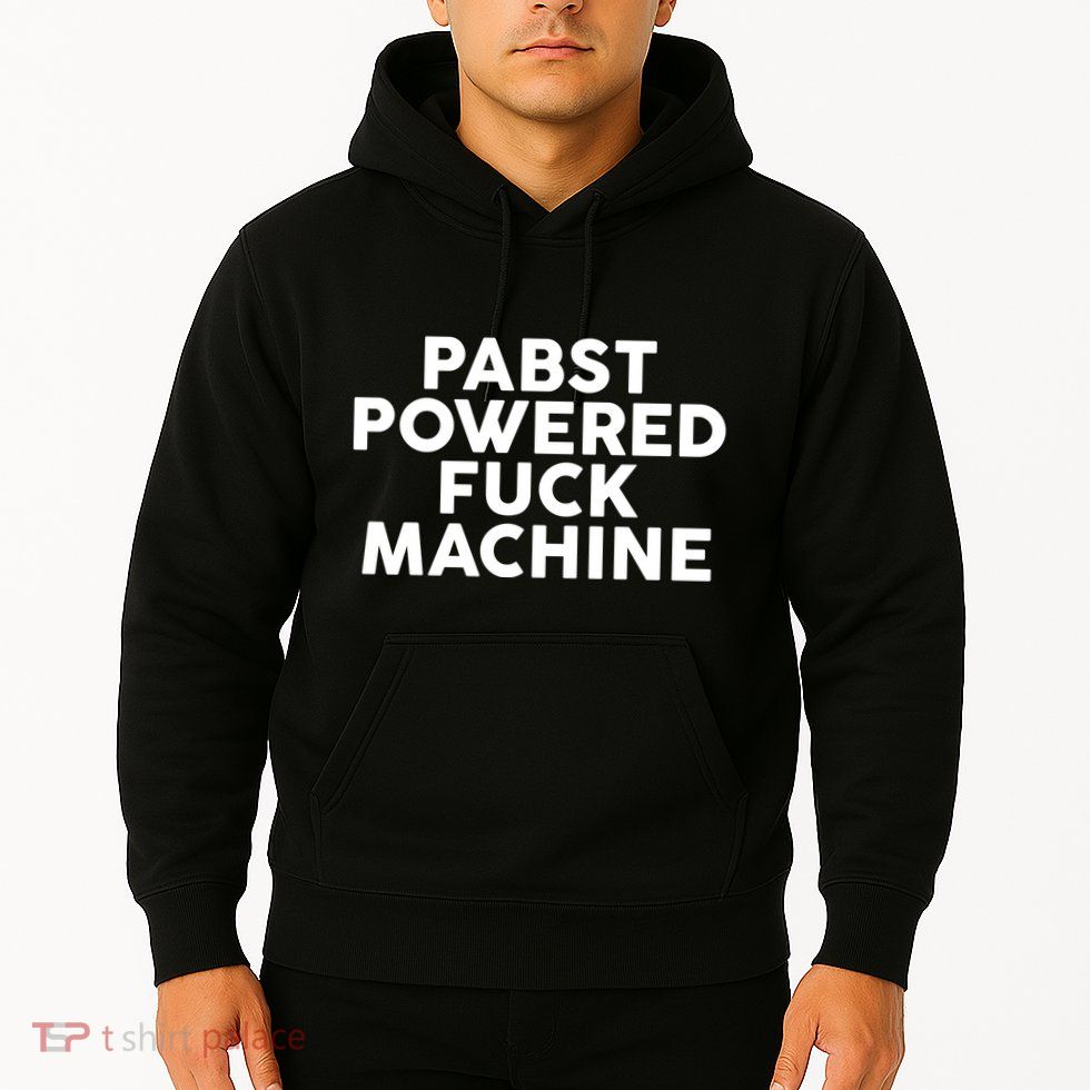 Pabst Powered Fck Machine Hoodie