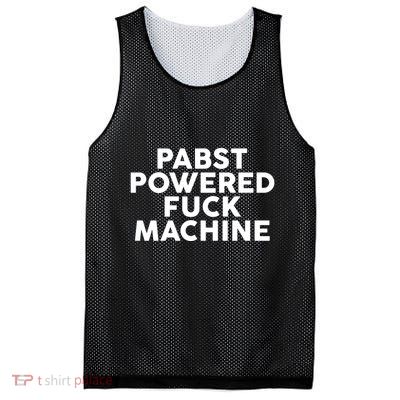 Pabst Powered Fck Machine Mesh Reversible Basketball Jersey Tank