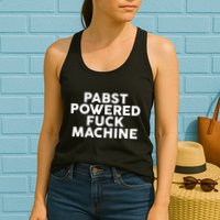 Pabst Powered Fck Machine Womens Tank Top