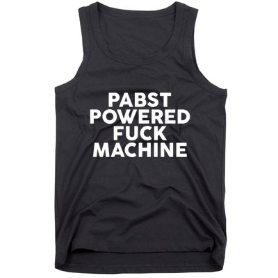 Pabst Powered Fck Machine Tank Top
