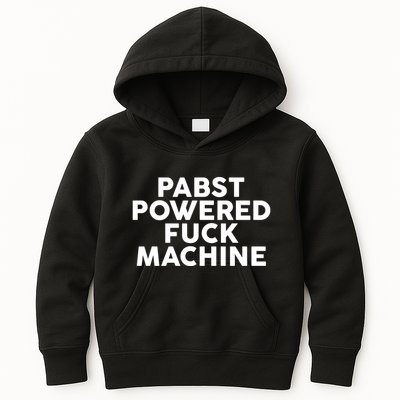 Pabst Powered Fck Machine Kids Hoodie