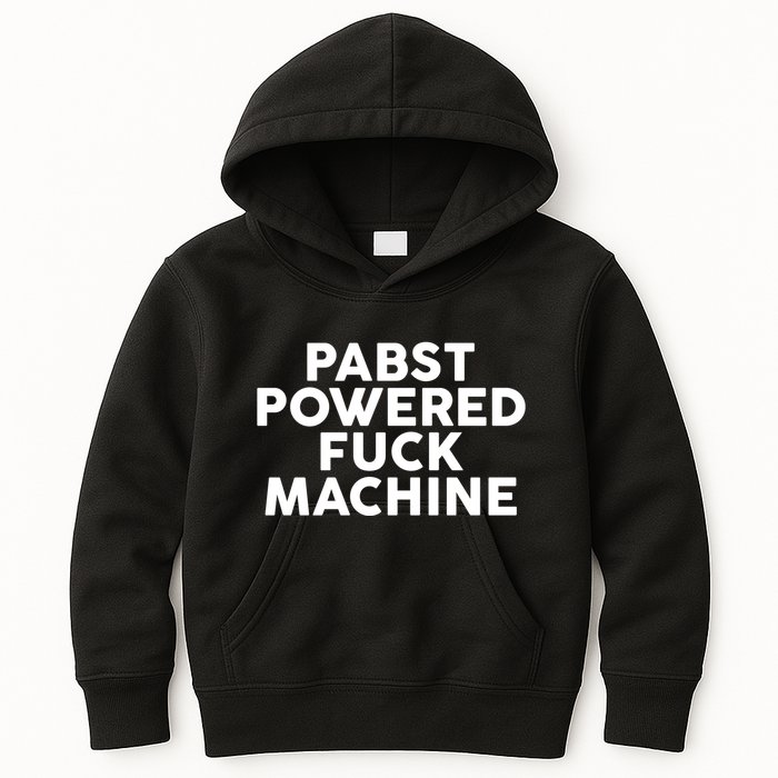 Pabst Powered Fck Machine Kids Hoodie
