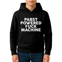 Pabst Powered Fck Machine Kids Hoodie