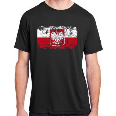 Poland Polska Flag Adult ChromaSoft Performance T-Shirt