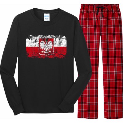 Poland Polska Flag Long Sleeve Pajama Set