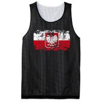 Poland Polska Flag Mesh Reversible Basketball Jersey Tank