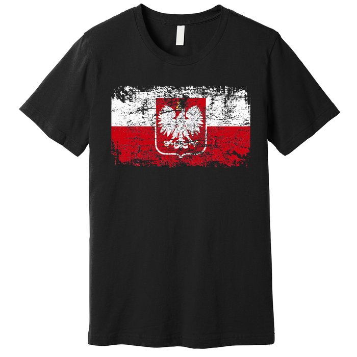 Poland Polska Flag Premium T-Shirt