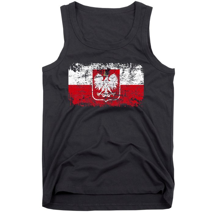 Poland Polska Flag Tank Top