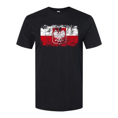 Poland Polska Flag Softstyle CVC T-Shirt