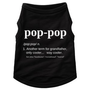 Pop Pop Funny Gift Grandpa Fathers Day Great Gift Popgiftpop Tee Doggie Tank