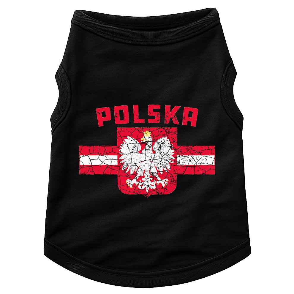 Polska Poland Flag Polish White Eagle Doggie Tank