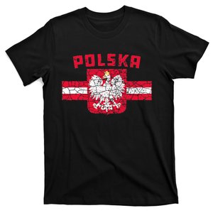 Polska Poland Flag Polish White Eagle T-Shirt