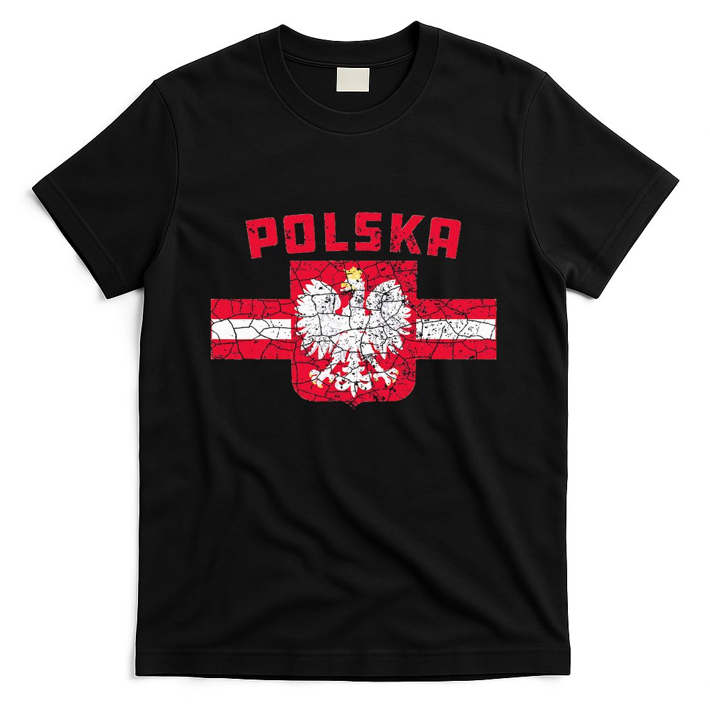 Polska Poland Flag Polish White Eagle T-Shirt