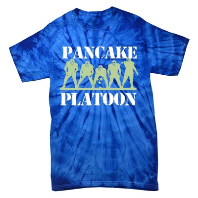 Pancake Platoon Funny Offensive Line Football Ogiftline Gift Tie-Dye T-Shirt