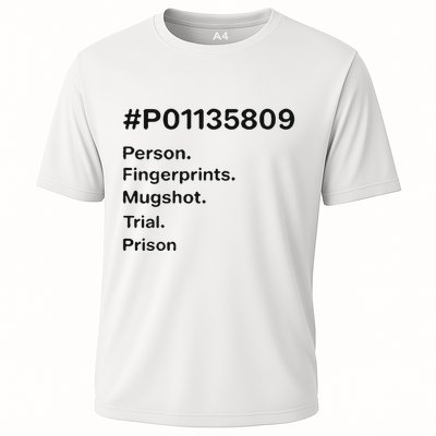 P01135809 Person Fingerprints Mugshot Trial Prison Performance Shirt