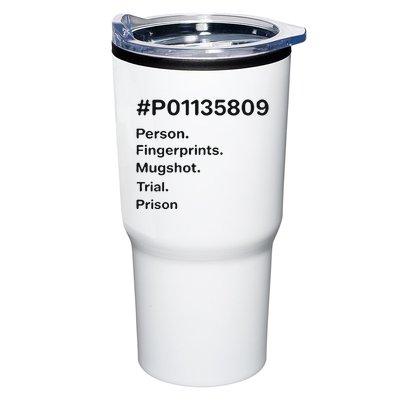 P01135809 Person Fingerprints Mugshot Trial Prison Tumbler