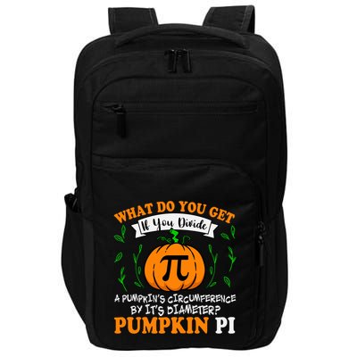 Pumpkin Pi Funny Halloween Thanksgiving Pie Math Pi Day Gift Impact Tech Backpack
