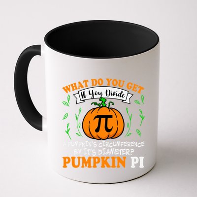 Pumpkin Pi Funny Halloween Thanksgiving Pie Math Pi Day Gift Mug