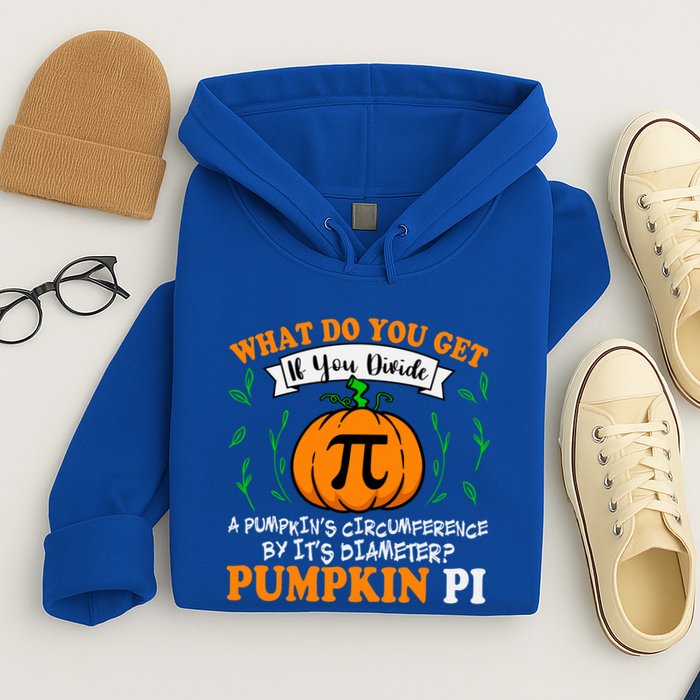 Pumpkin Pi Funny Halloween Thanksgiving Pie Math Pi Day Gift Hoodie