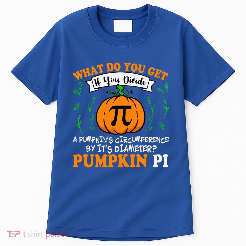 Pumpkin Pi Funny Halloween Thanksgiving Pie Math Pi Day Gift Tall T-Shirt