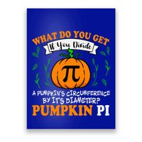 Pumpkin Pi Funny Halloween Thanksgiving Pie Math Pi Day Gift Poster