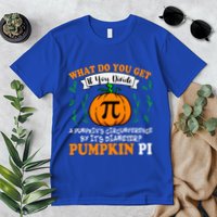 Pumpkin Pi Funny Halloween Thanksgiving Pie Math Pi Day Gift Premium T-Shirt