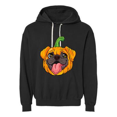 Pugkin Pupkin Festive Fall Dog Costume Garment-Dyed Fleece Hoodie