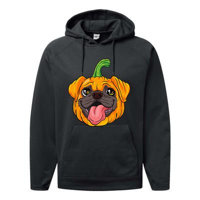 Pugkin Pupkin Festive Fall Dog Costume Performance Fleece Hoodie